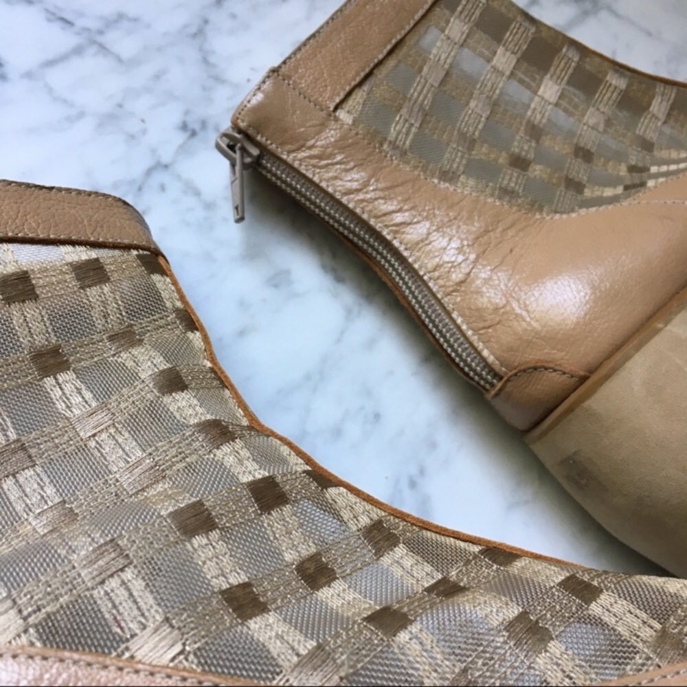 SOLD :: Vintage 70s Mesh Platform Boot - Picture 3 of 8